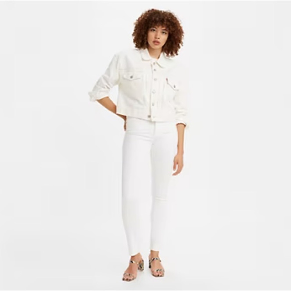 Levis 311 shaping skinny jeans white